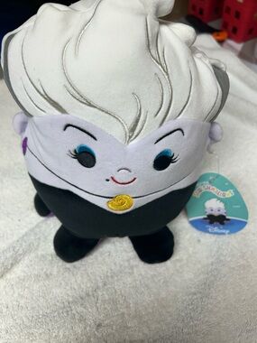 Disney Ursula Plush - White, Black, Purple, Gold Accent